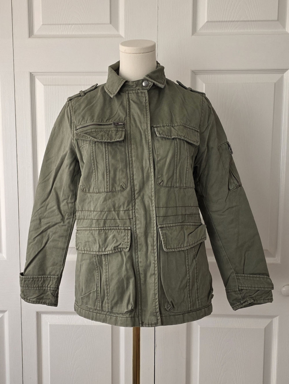♡ Green Military Style Jacket ♡